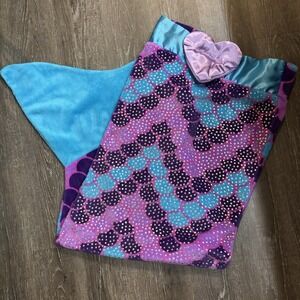 Snuggie Tails Children's Mermaid Tail Aqua Purple & Pink Comfy Sofa Time Blanket